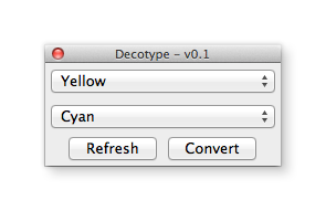 Decotype window